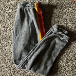 Aviator nation 5 stripe Grey sweatpants